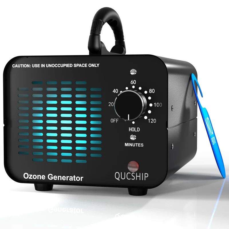 Generatore di Ozono Professionale 15000mg/h, Ozonizzatore per Ambienti Purificatore d'Aria Deodorante per 300㎡, Ozono per Sanificare Casa, Auto, Uffici, Hotel