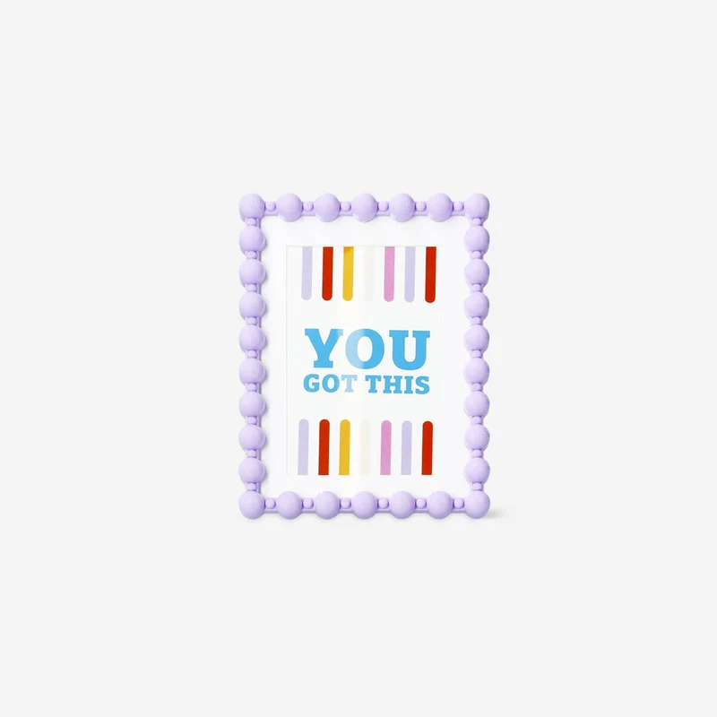 Purple bubble picture frame - 13 x 18 cm