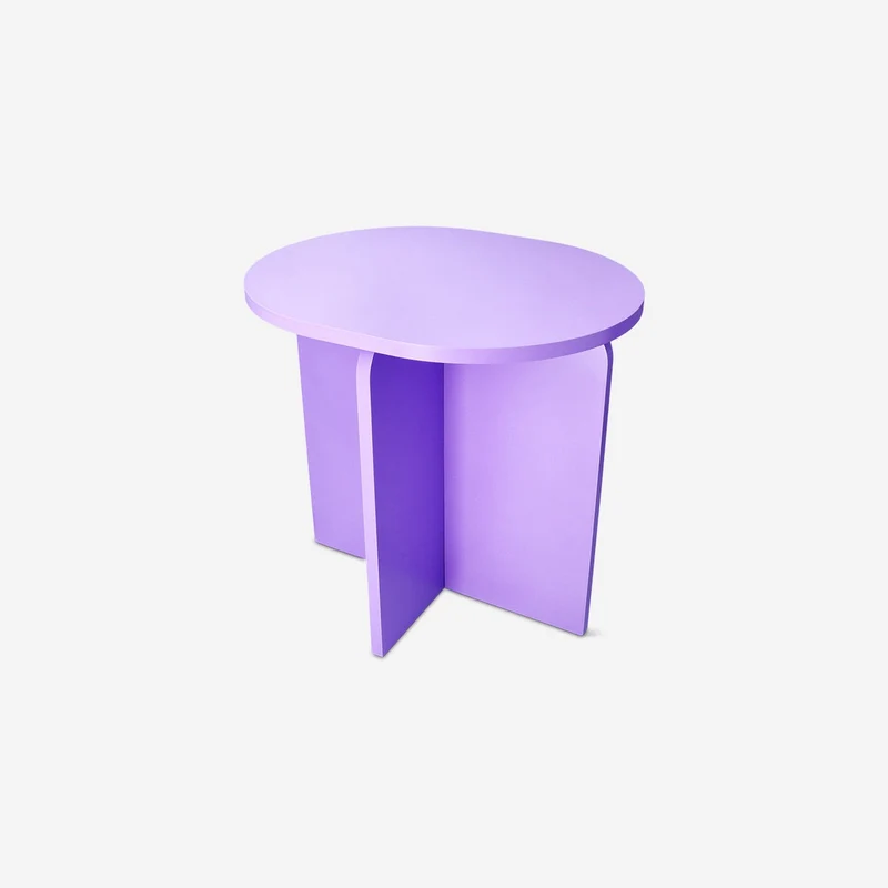 Purple side table - 40 cm