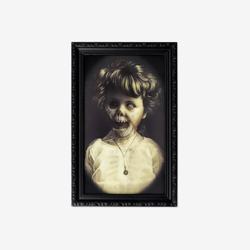 Haunted picture in frame