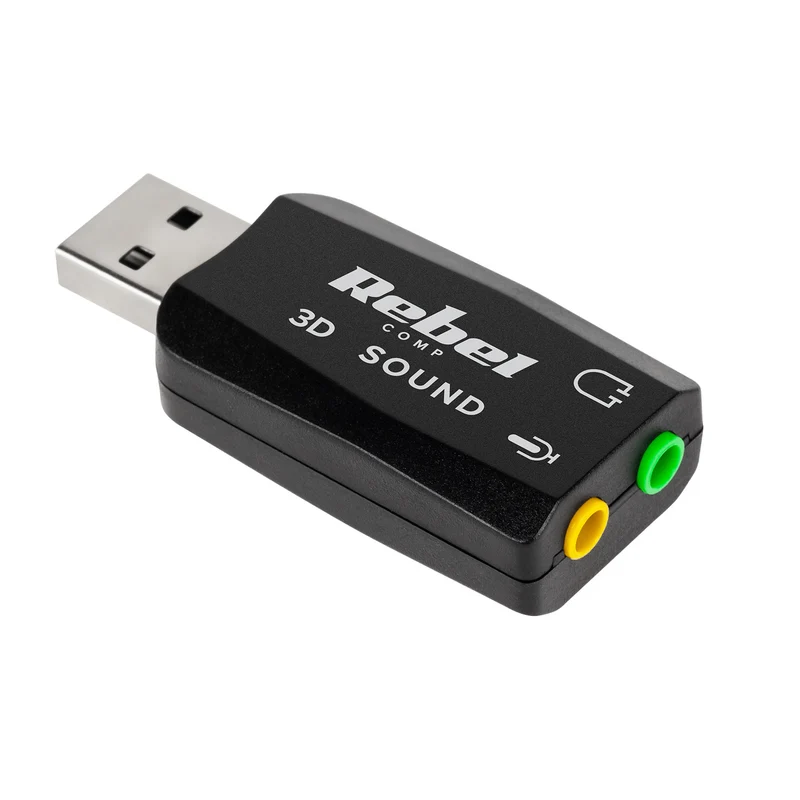 Scheda audio Rebel, suono 3D, suono virtuale 5.1, KOM0638