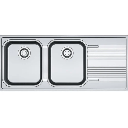 LAVELLO Franke SRX 621 Smart Lavello 2 vasche incasso 116 x 50 con gocciolatoio destro - inox satinato 101.0356.895
