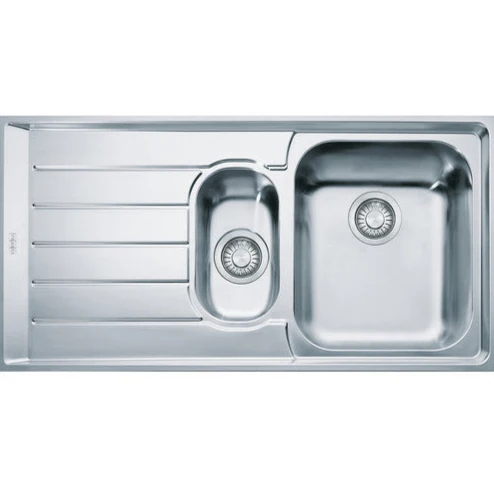 LAVELLO Franke NEX 651 Neptune Lavello 1 vasca e 1/2 incasso 100 x 51 con gocciolatoio sinistra - inox satinato 101.0040.738