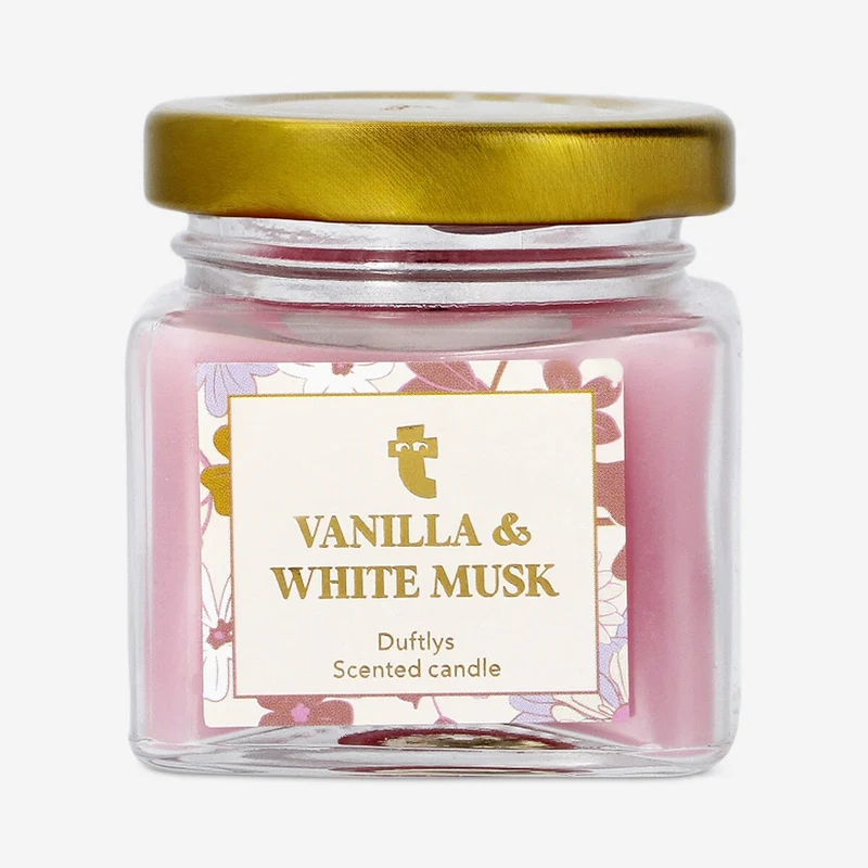 Scented candle - White musk and warm vanilla fragrance