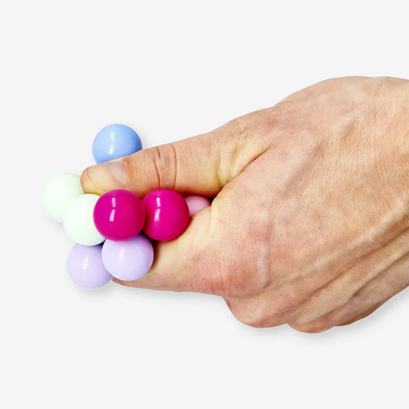 Fidget toy - Elastic with multi coloured balls