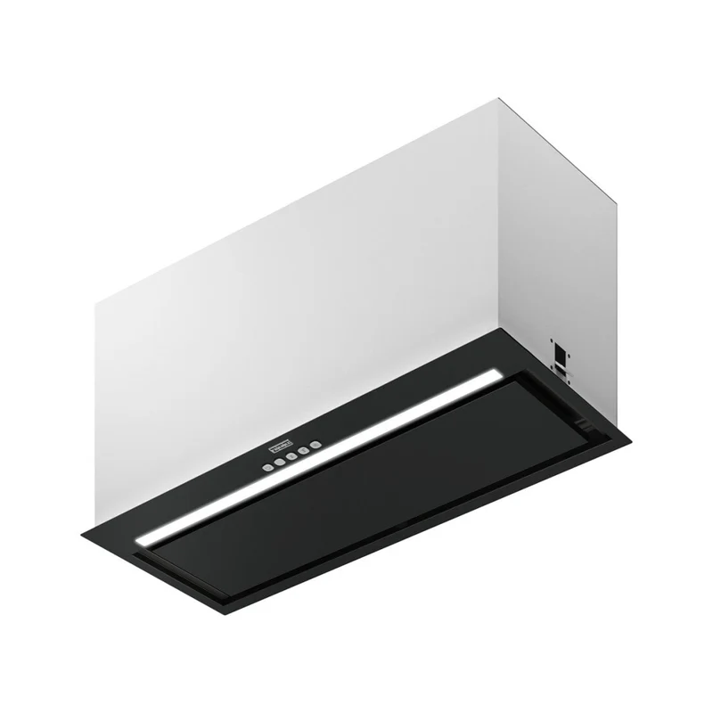 CAPPA Franke FBFE BK MATT A70 Box Cappa sottopensile cm. 70 - black matt/cristallo nero 305.0665.365