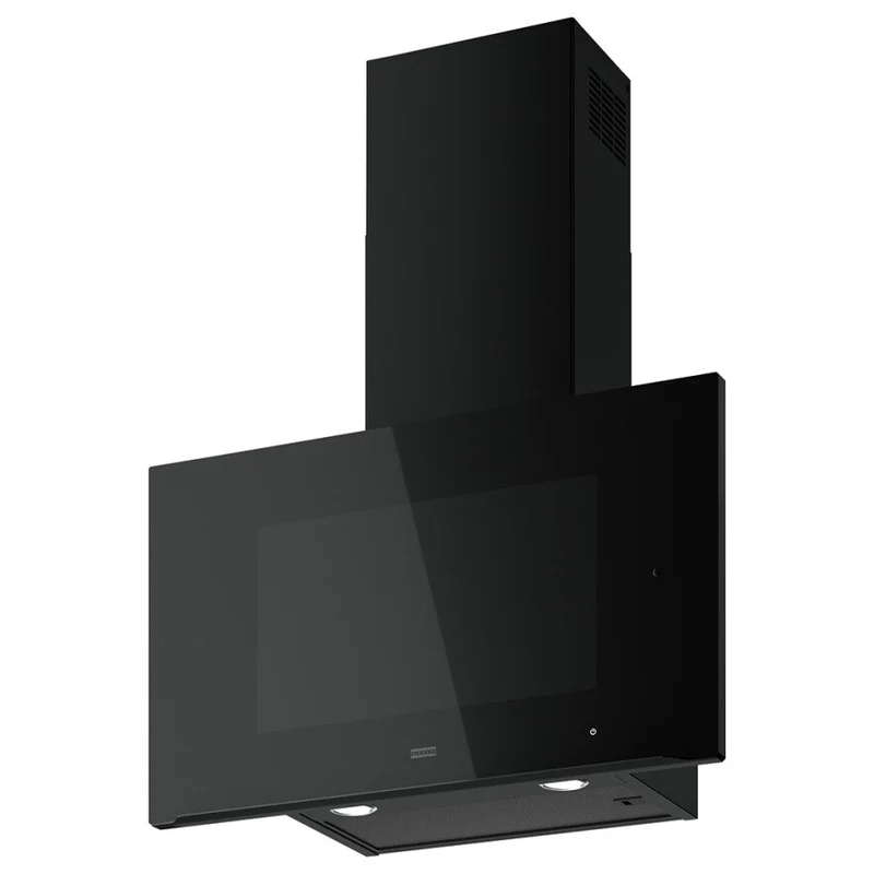 CAPPA Franke FKAS A80 BK Aq Sense Cappa parete cm. 80 - cristallo nero 330.0657.269
