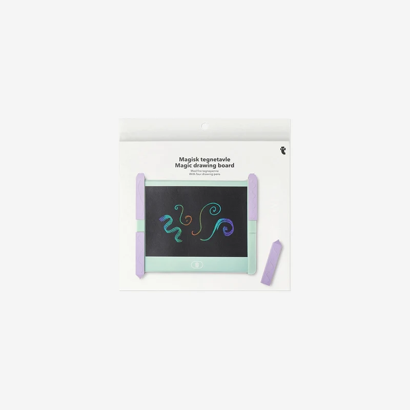 Magic drawing board with pens