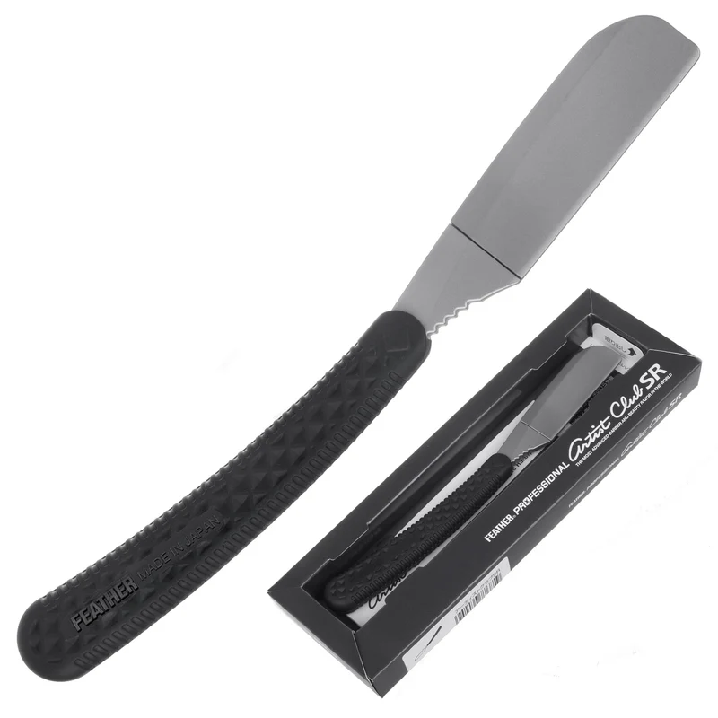 Rasoio shavette stile giapponese - Feather Professional Artist Club ACSR-NB