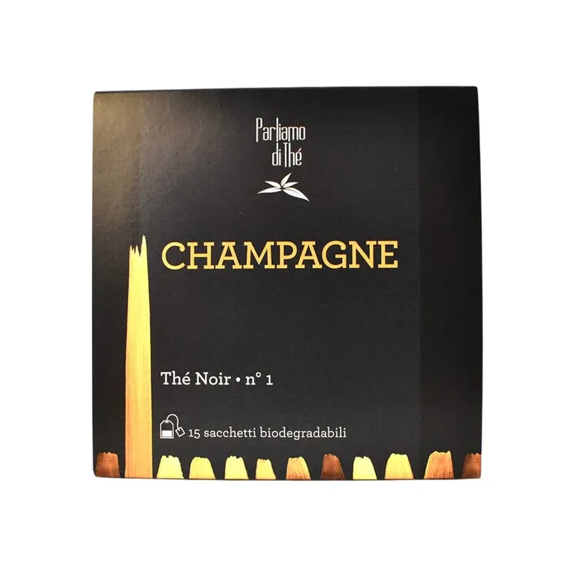 Tè Nero Indiano e Cinese Champagne in bustine