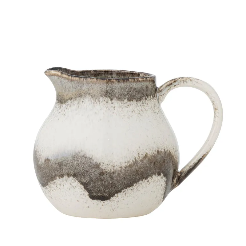 Paula Milchkännchen, Grau, Steingut