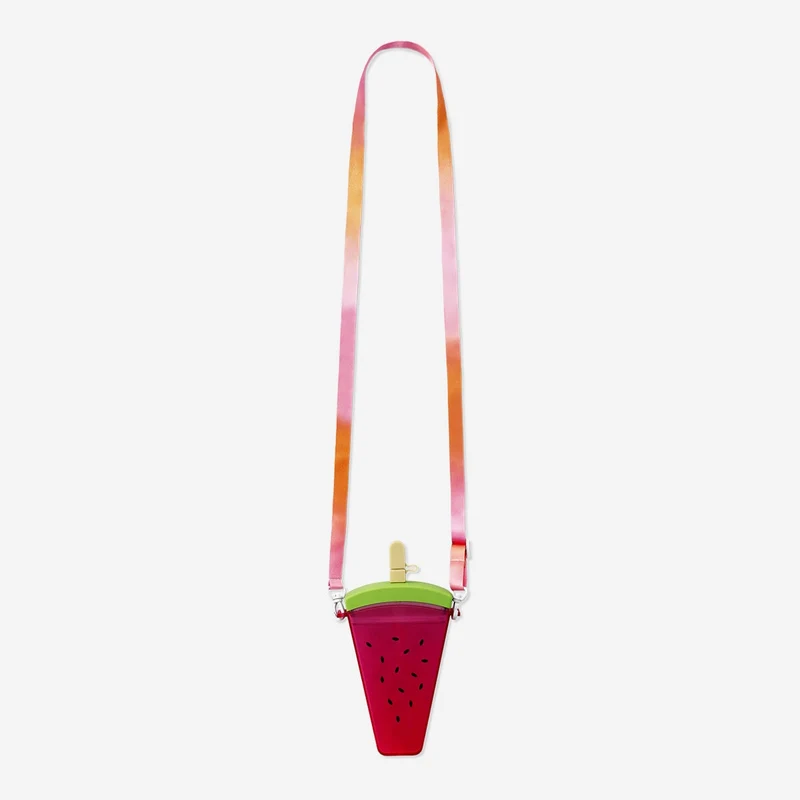 Watermelon drinking bottle with carrying strap - 300 ml