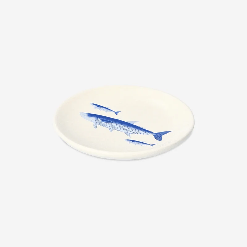 Trinket tray with fish print - 10 cm