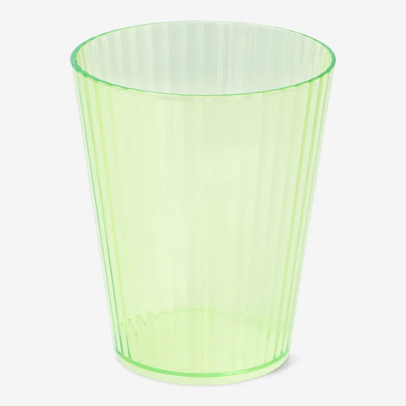 Green plastic drinking glass - 330 ml