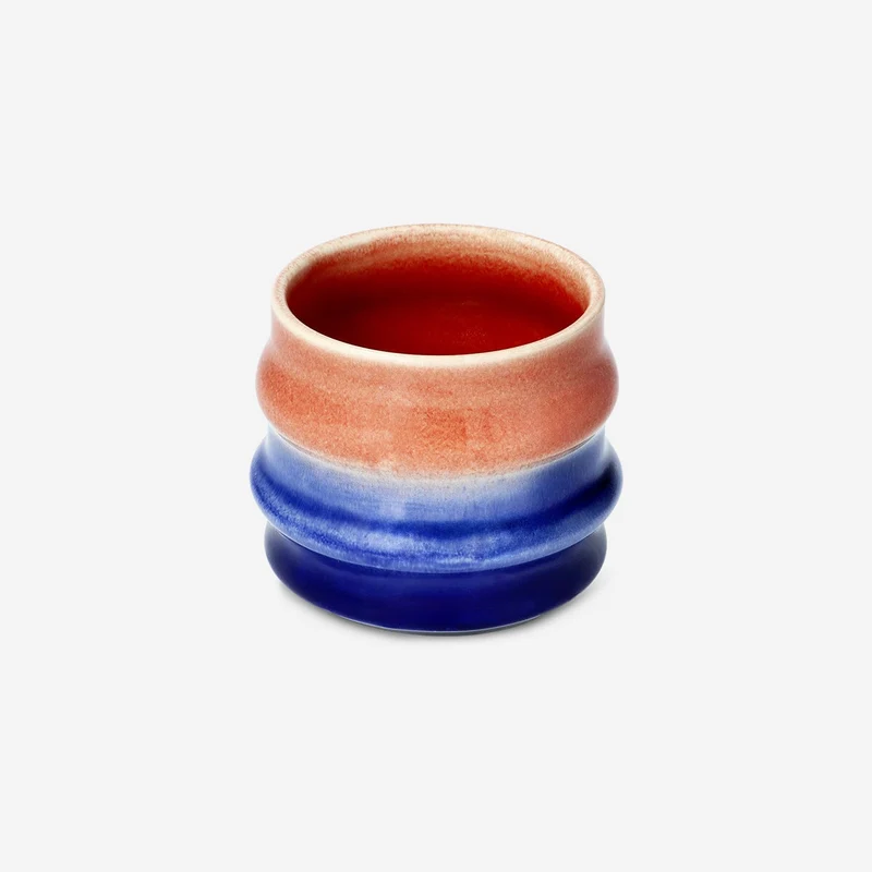 Gradient red to blue ceramic mug - 300 ml
