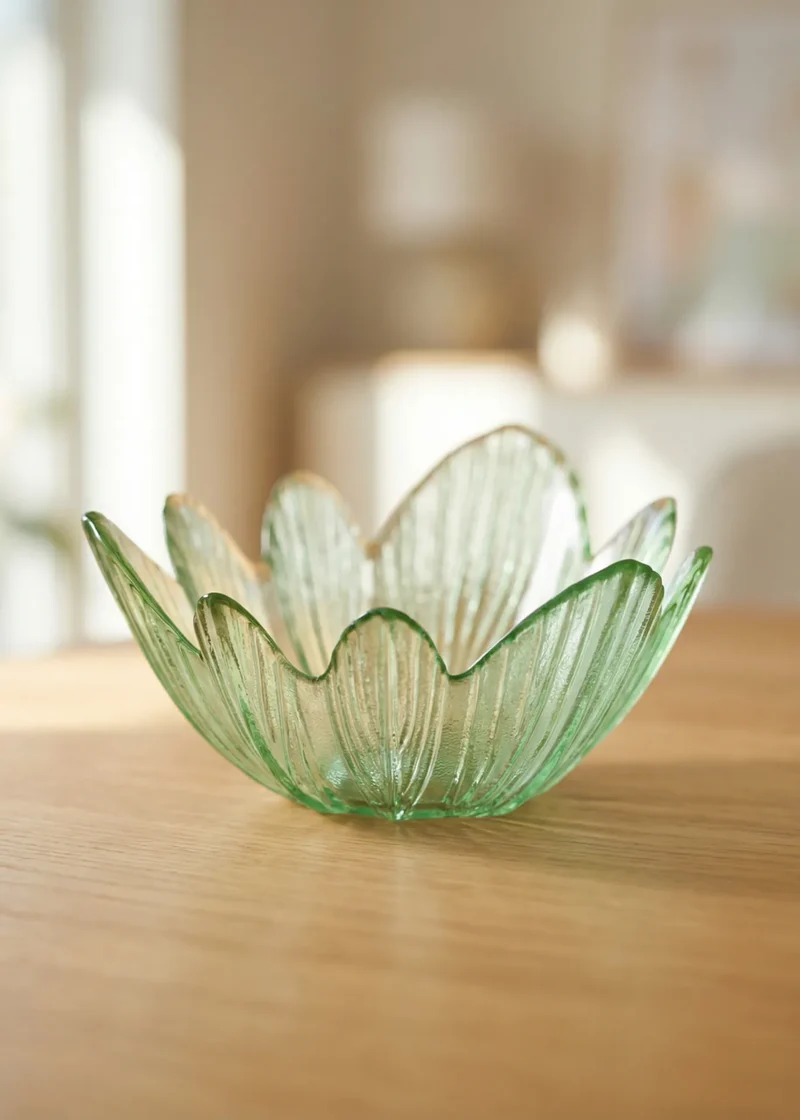 Green flower bowl - 11 cm
