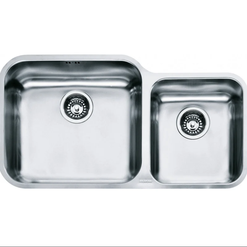 LAVELLO Franke GAX 120 Galassia Lavello 2 vasche sottotop 78 x 40 - inox satinato 122.0021.447