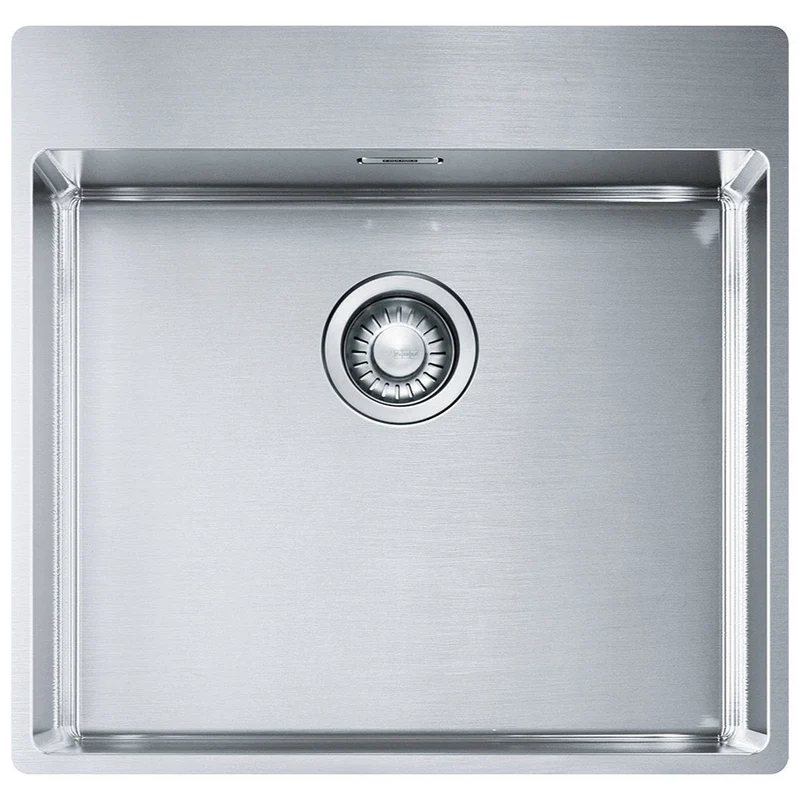 LAVELLO Franke BXX 210-50 TL Box Lavello 1 vasca semifilo/filotop 53 x 51 - inox satinato 127.0369.289