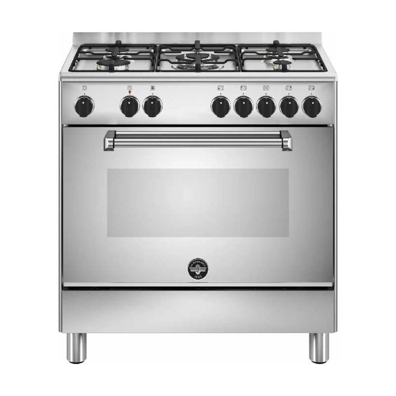 CUCINA La Germania AMN855EXV/24 SERIE Americana 80 X 50 inox 5 fuochi a gas - forno elettrico multifunzione