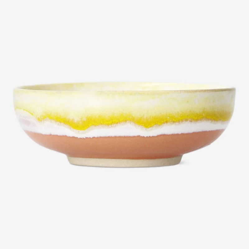 Ceramic bowl with dripping glaze - Small