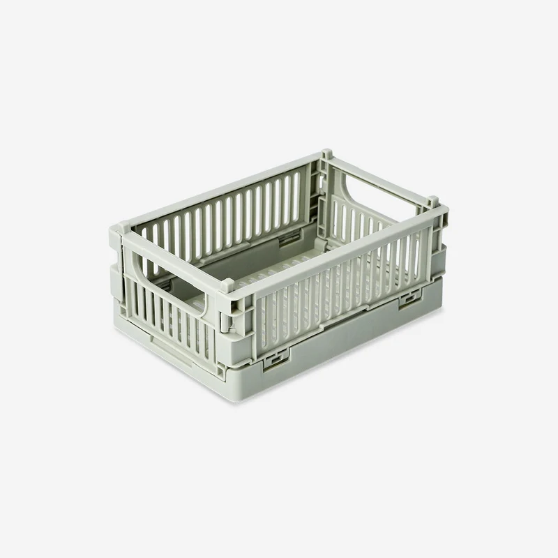 Green collapsible storage box - Small