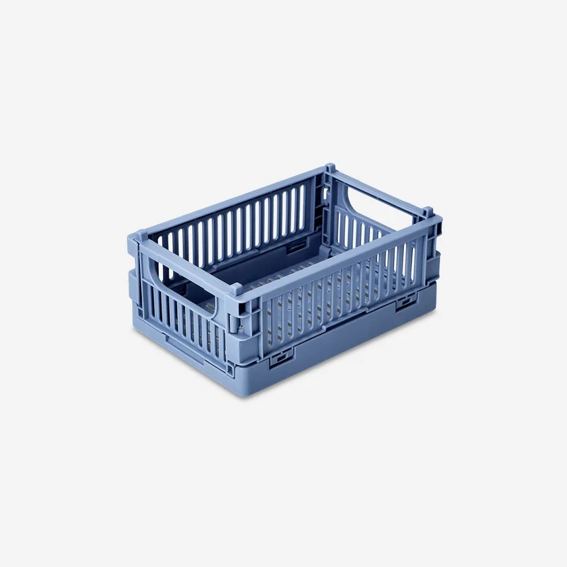 Blue collapsible storage box - Small