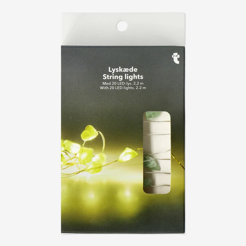 String lights - Crystal stones