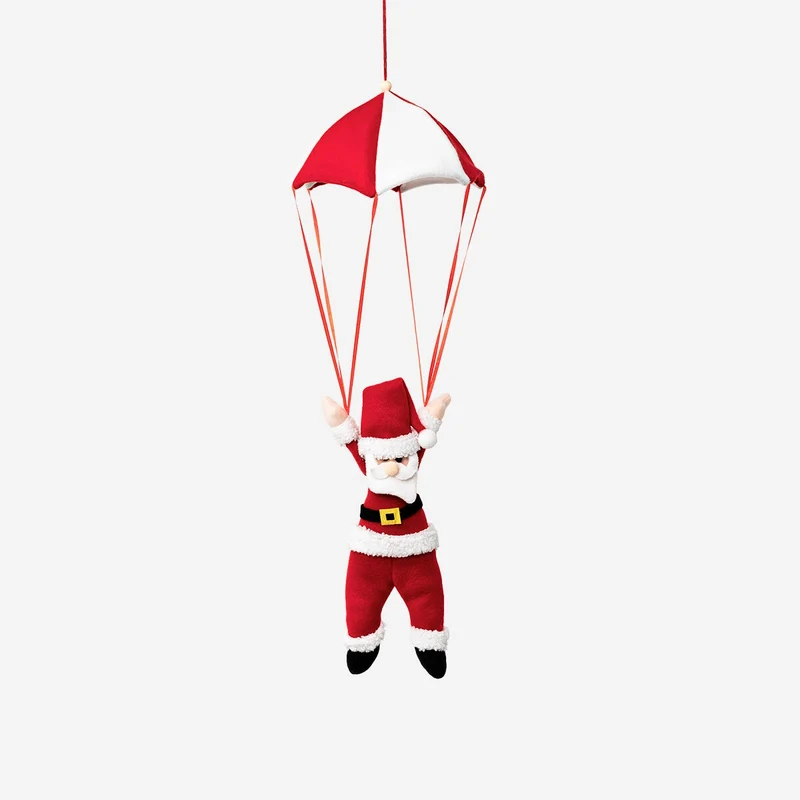 Decorative santa with parachute