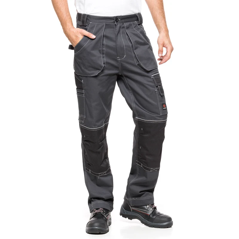 PANTALONE HELIOS GRIGIO-NERO Taglia 54 (98-103)
