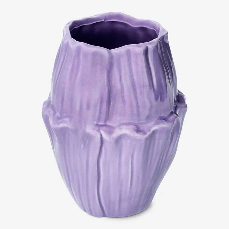 Purple flower vase - 15 cm