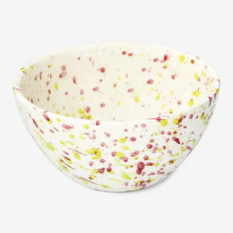 Bowl with splash pattern