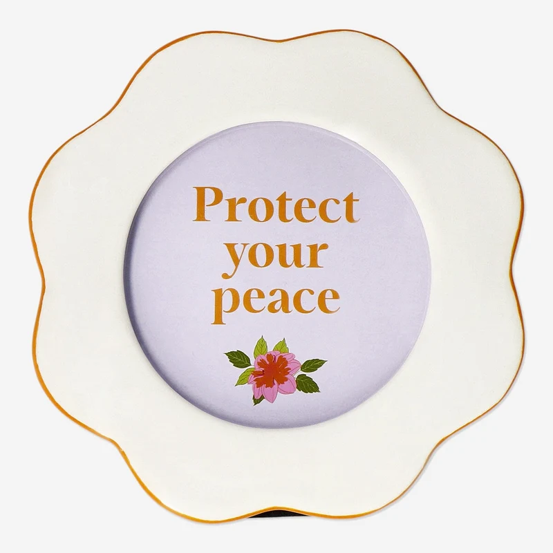 Flower shaped picture frame
