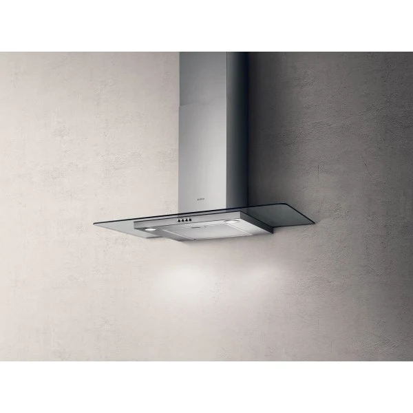 Cappa parete ELICA FLAT GLAS - 90cm IX/A/90