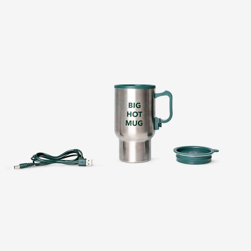 Heatable thermo cup for car