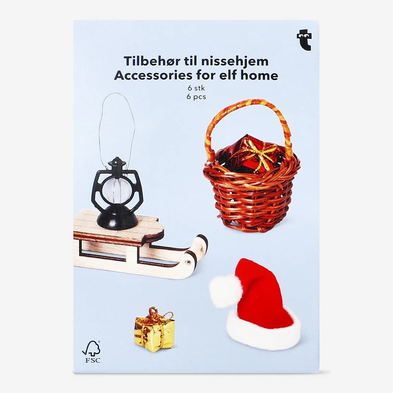 Accessories for elf home - 6 pcs