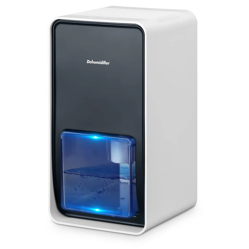Aidodo Deumidificatore per Casa Muffa 1000ML,Deomificatore Piccolo D'Aria Mini Portatile,Auto-off, Deumidificatori Assorbire l'acqua 500ml/24h, Per Armadio Stanze Cantina Ufficio Camera da Letto