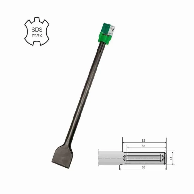 Scalpello Largo per Tassellatore SDS PLUS| HIKOKI