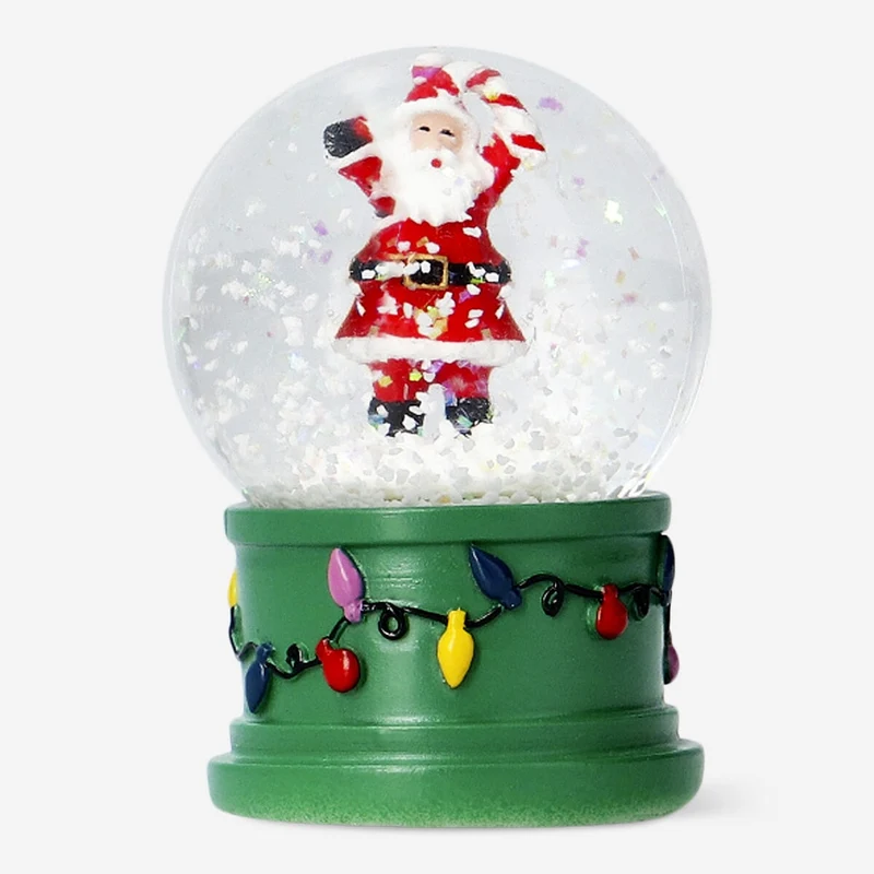Snow globe with Santa - 6 cm