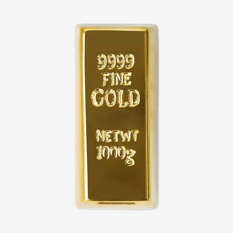 Gold bar money box