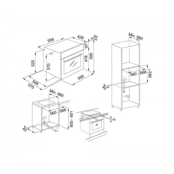 Forno FRANKE FSM 86 H XS SAT 116.0605.990