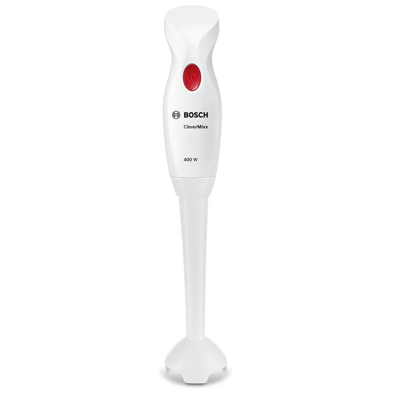 Bosch Elettrodomestici MSM14000 CleverMixx Frullatore ad Immersione, 400 W, 50 Decibel, Plastica, Rosso