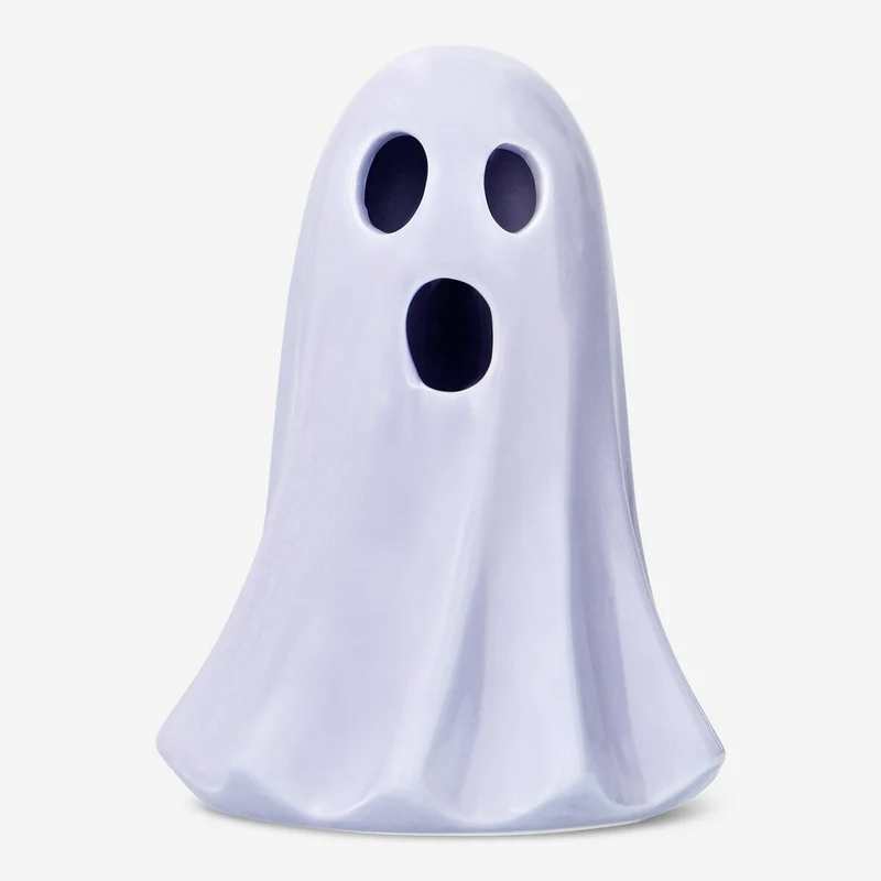 Purple ghost LED candle holder