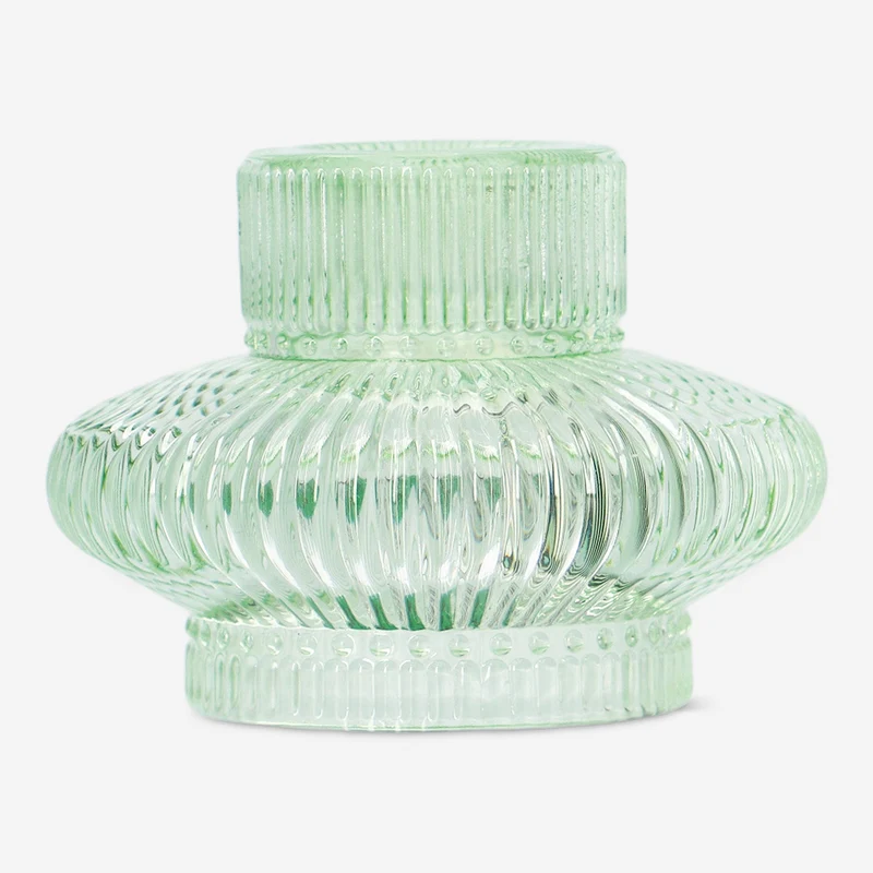 2 in 1 green candle holder