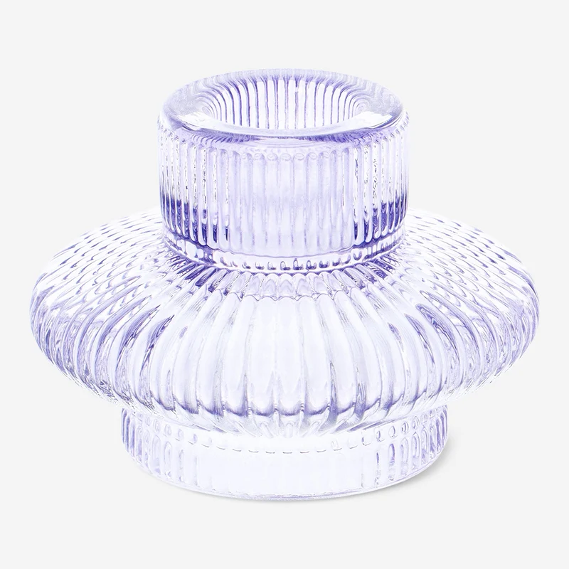 2 in 1 purple candle holder