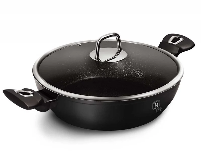 Berlinger haus BH-1850 Pentola piatta in granito da 28 cm con coperchio