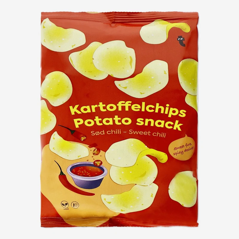 Potato chips. Sweet chili flavour