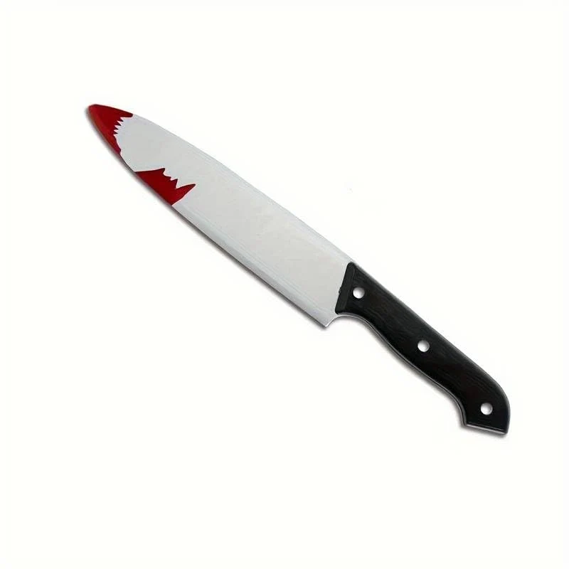 Boolavard Halloween Coltello finto Fai da te Decorazioni spaventose Festa in costume Horror Puntelli Cosplay Regali (Coltello 1)