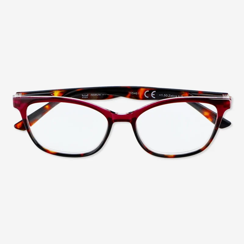 Brown Reading Glasses with +2.5 Strength
