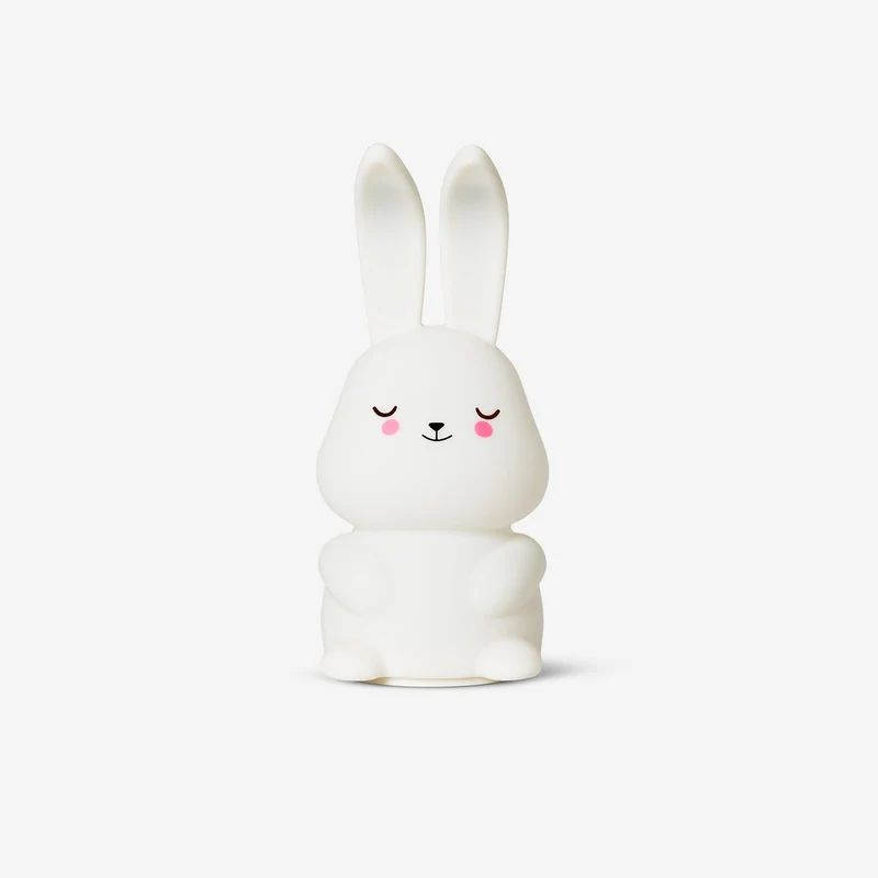 Colour changing bunny lamp