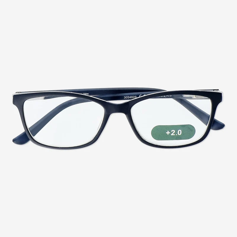 Reading glasses. +2